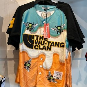 Wu-Tang! Baseball shirt button up